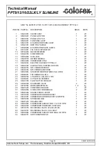 Предварительный просмотр 61 страницы Calorex PPT8 Technical Manual