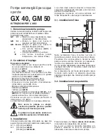 Preview for 2 page of Calpeda GX-40 Original Operating Instructions