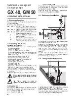 Preview for 6 page of Calpeda GX-40 Original Operating Instructions