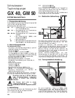 Preview for 10 page of Calpeda GX-40 Original Operating Instructions