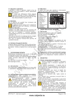 Предварительный просмотр 3 страницы Calpeda MPC 11 Operating Instructions Manual
