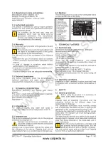 Предварительный просмотр 11 страницы Calpeda MPC 11 Operating Instructions Manual