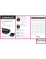 Calphalon HE400CG Quick Start Manual preview