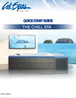 Calspas THE CHILL SPA Quick Start Manual preview