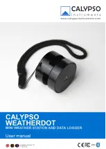 Calypso WEATHERDOT User Manual preview