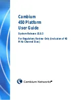 Cambium Networks PMP 450 Series User Manual preview