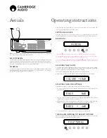 Preview for 10 page of Cambridge Audio AXR85 User Manual