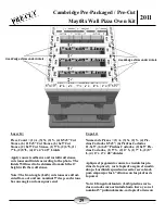 Предварительный просмотр 30 страницы CAMBRIDGE Pre-Packaged Instruction Manual