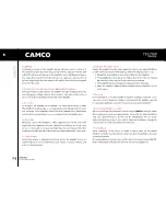 Preview for 6 page of Camco P Series User Manual