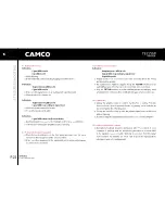 Preview for 24 page of Camco P Series User Manual