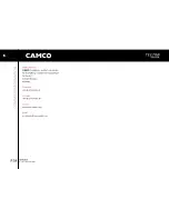 Preview for 36 page of Camco P Series User Manual