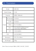 Preview for 4 page of CAME-TV MINI 50C User Manual