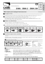 Preview for 9 page of CAME SMA Operating Instructions Manual