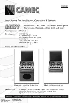 Camec SMEV 401 Installation, Operation & Service Instructions preview