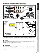 Предварительный просмотр 11 страницы Cameo LEYA 2000 RGB User Manual