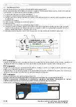 Preview for 92 page of CAMPAGNOLA STARK 90 Use And Maintenance Manual