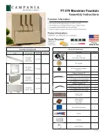 Preview for 1 page of Campania International Mondrian Assembly Instructions