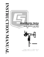 Campbell Wind Monitor Series Instruction Manual preview