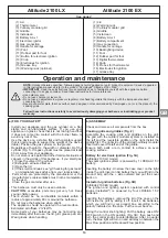 Preview for 14 page of Campingaz ATTITUDE 2100 LX Operation And Maintenance Manual