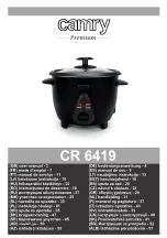 camry CR 6419 User Manual предпросмотр