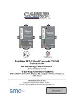 Предварительный просмотр 1 страницы Camus Hydronics ProtoNode FPC-N34 Startup Manual