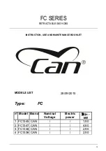 Preview for 12 page of CAN PC Series Manual Instruction