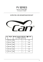 Preview for 34 page of CAN PC Series Manual Instruction