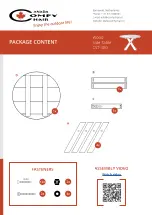 Preview for 1 page of Canada Comfy Chair Wood Side Table CST 400 Quick Start Manual