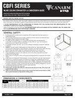 Canarm CBFI Series Operation Instructions And Parts Manual preview