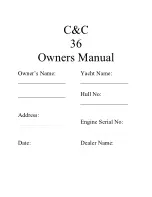 C&C 36 Owner'S Manual preview