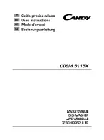 Candy CDSM 5115X User Instructions preview