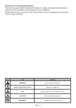 Preview for 2 page of Candy CDV1S514EWH User Manual