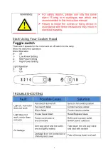 Preview for 8 page of Candy CFT610/5S/1/4U Instruction Manual