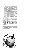 Preview for 26 page of Candy CHG6PX SASO Instructions For The Use - Installation Advices