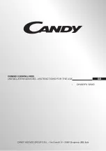 Candy CHW23PX SASO Instructions For The Use - Installation Advices preview