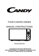 Preview for 49 page of Candy CMGA20SDLWLI Instruction Manual