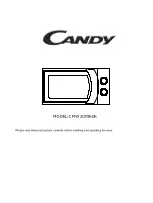 Candy CMW 2070S-UK Manual preview