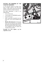 Preview for 20 page of Candy CVG6PX LPG Instructions For The Use - Installation Advices