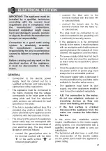 Preview for 21 page of Candy CVG6PX LPG Instructions For The Use - Installation Advices