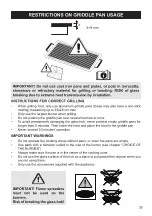 Preview for 35 page of Candy CVG6PX LPG Instructions For The Use - Installation Advices