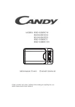 Preview for 28 page of Candy EGO-G25DCW User Instructions