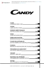 Candy FCT602X User Instructions preview