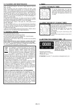 Preview for 14 page of Candy FCT602X User Instructions