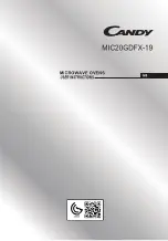 Candy MIC20GDFX-19 User Instructions preview