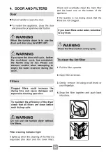 Preview for 64 page of Candy RO H8A2TCEX-S Instructions Manual