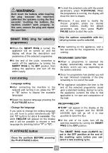 Preview for 72 page of Candy RP4 476BWMR/1-S Manual