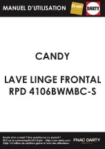 Candy RPD 4106BWMBC-S Manual preview