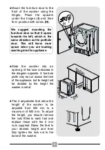Preview for 8 page of Candy Washing machine Manual