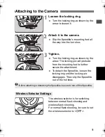 Preview for 9 page of Canon 430EX - Speedlite II - Hot-shoe clip-on... User Manual