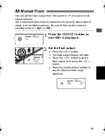 Preview for 19 page of Canon 430EX - Speedlite II - Hot-shoe clip-on... User Manual